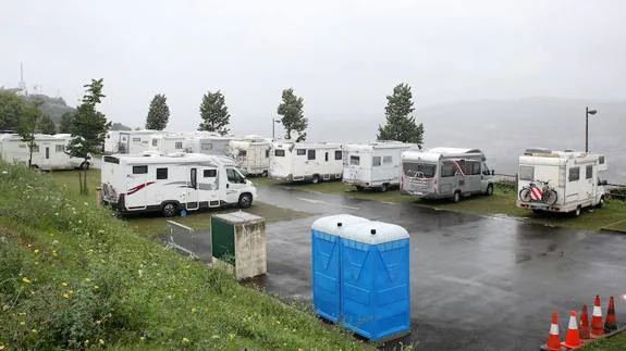 El parking de autocaravanas de Kobetas permanecer abierto todo el